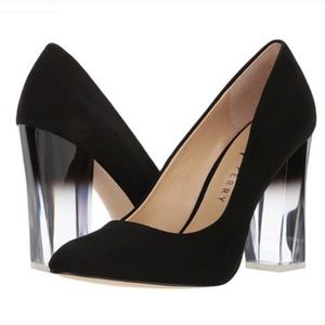 Katy Perry AW microsuede black heels